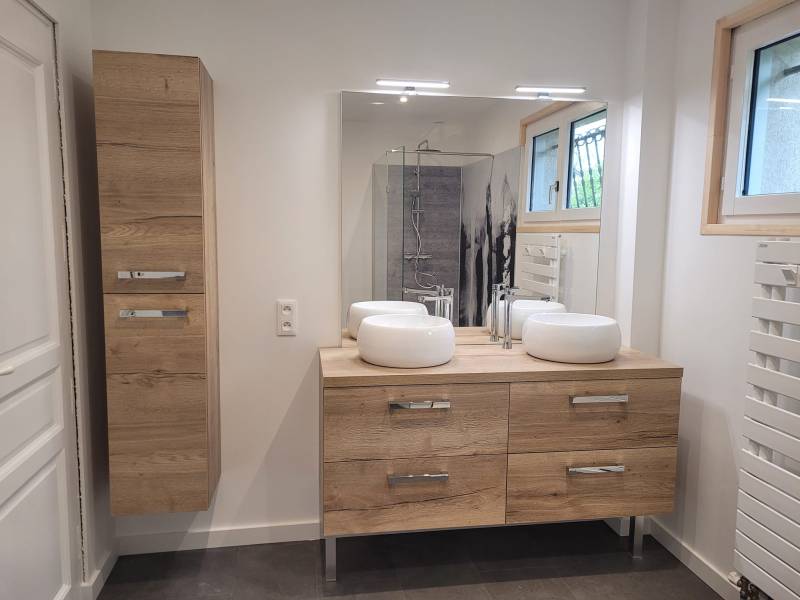 Rénovation complète d'une salle de bain proche de Barentin