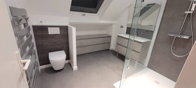 Rénovation complète d'une salle de bain proche de Rouen 76