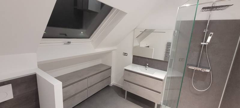 Rénovation complète d'une salle de bain proche de Rouen 76