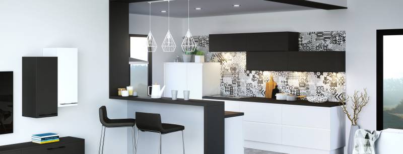 Cuisiniste pour pose de cuisine moderne près de Barentin